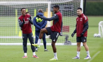 大战一触即发！阿森纳备战拜仁 队内氛围轻松(图)